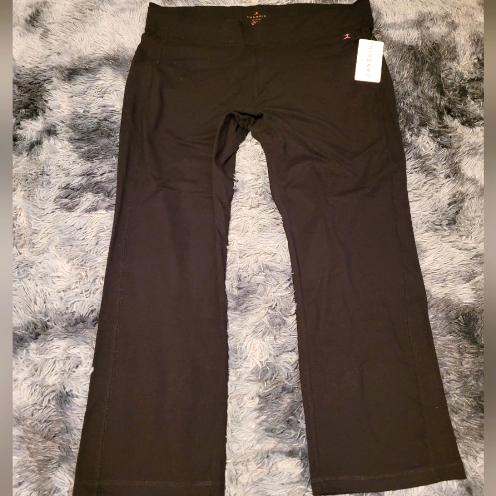 Plus Size Black Yoga Pants
